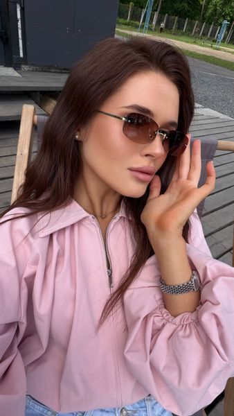 Rimless - brown
